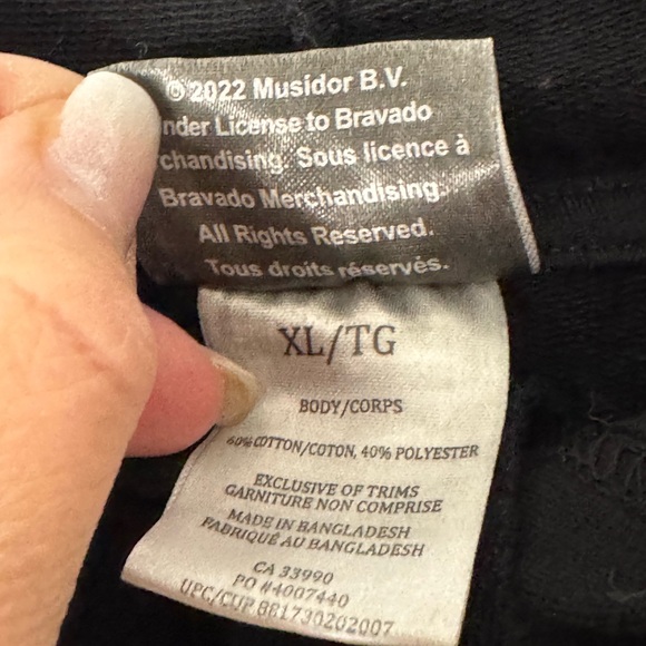 Rolling Stones Sleeveless Hoodie VooDoo Lounge Size XL - Picture 4 of 5